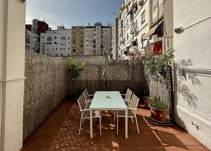 Enjoy Apartment 4 Pax At Ruzafa With Sunny Terrace